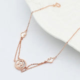 Purple Artificial Fritillary Round Gourd Bracelets for Women