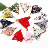 100pcs Mix Chiffon Fabric Tassels for Jewelry DIY Keychain Earrings Charms