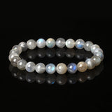 Labradorite Beaded Bracelets for Women Reiki MoonStone Bracelets Couple Jewelry