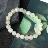 Labradorite Beaded Bracelets for Women Reiki MoonStone Bracelets Couple Jewelry