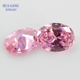 5A CZ Oval Synthetic Gems For Jewelry, Garnet Golden Yellow Amethyst