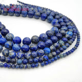 5A Lapis Lazuli Round Beads 4-12mm DIY Bracelet Necklace Jewelry Making