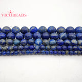 5A Lapis Lazuli Round Beads 4-12mm DIY Bracelet Necklace Jewelry Making