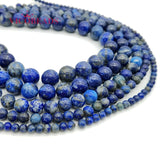 5A Lapis Lazuli Round Beads 4-12mm DIY Bracelet Necklace Jewelry Making