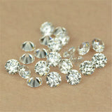 1000Pcs Brilliant Cut CZ Loose Stone for Jewelry, Round Shape, Various Sizes