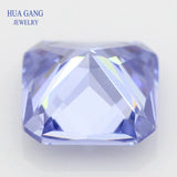 5A Tanzan Square Octangle CZ Stone 3x3~10x10mm