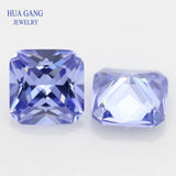 5A Tanzan Square Octangle CZ Stone 3x3~10x10mm