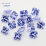 5A Tanzan Square Octangle CZ Stone 3x3~10x10mm