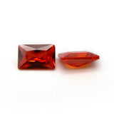 50pcs 3x5mm Rectangle Cut CZ Stone Loose Gemstone Lot