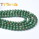 Natural African Green Jades Beads Green Jaspers Stone 6 8 10mm