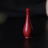 5A Natural Cinnabar Avalokitesvara Bottle Zinnober Vermilion Bead