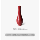 5A Natural Cinnabar Avalokitesvara Bottle Zinnober Vermilion Bead