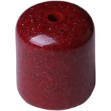 5A Natural Cinnabar Barrel Bead Zinnober Vermilion Single Bead