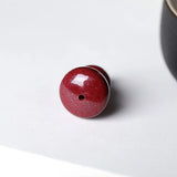 5A Natural Cinnabar Calabash Gourd Necklace Pendant DIY Jewelry