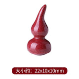 5A Natural Cinnabar Calabash Gourd Zinnober Vermilion Single Bead