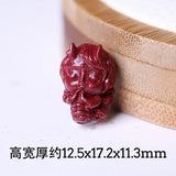 5A Cinnabar Dragon Necklace Pendant Bead DIY Jewelry Material