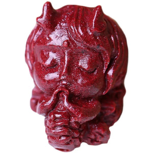 5A Cinnabar Dragon Necklace Pendant Bead DIY Jewelry Material