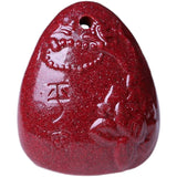5A Cinnabar Flower Safety Necklace Pendant DIY Jewelry Material
