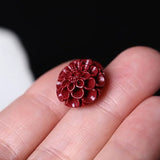 5A Cinnabar Galsang Flower Zinnober Vermilion Bead DIY Jewelry Material