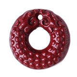 5A Natural Cinnabar Safety Knot Necklace Pendant DIY Jewelry Material