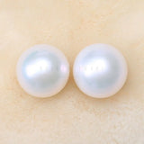 5A Natural Fresh Water Akoya Pearl 7-8Mm Round Bright DIY Earrings