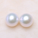 5A Natural Fresh Water Akoya Pearl 7-8Mm Round Bright DIY Earrings