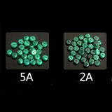 5A Natural Malachite Stone Abacus Shape Spacer Beads 10 Pcs