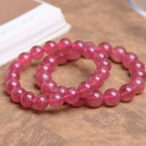 5A Strawberry Quartz Crystal Bracelets