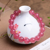 5A Strawberry Quartz Crystal Bracelets