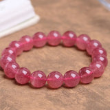 5A Strawberry Quartz Crystal Bracelets