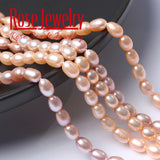 5A Pearl Freshwater Cultured Loose Beads Strand 3-11 mm for Jewelry Making