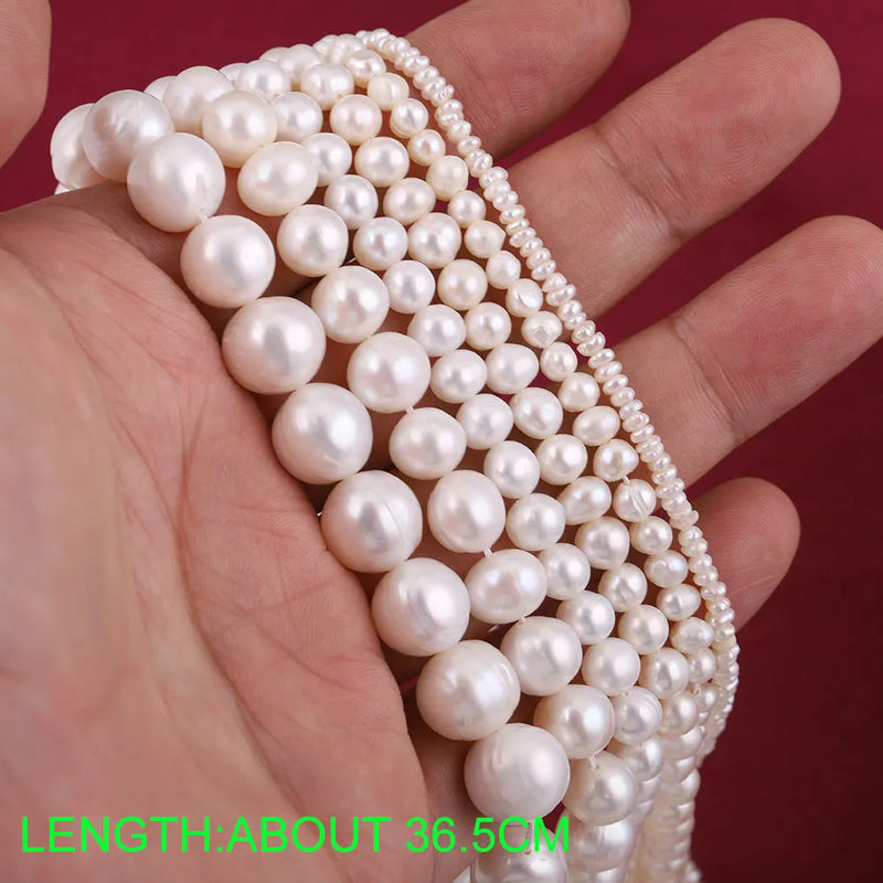 Natural Freshwater Cultured Pearls Loose Beads for Jewelry DIY