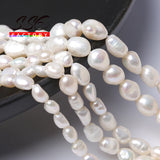 Natural Freshwater Pearls Vertical Perforated Beads 3mm - 13mm