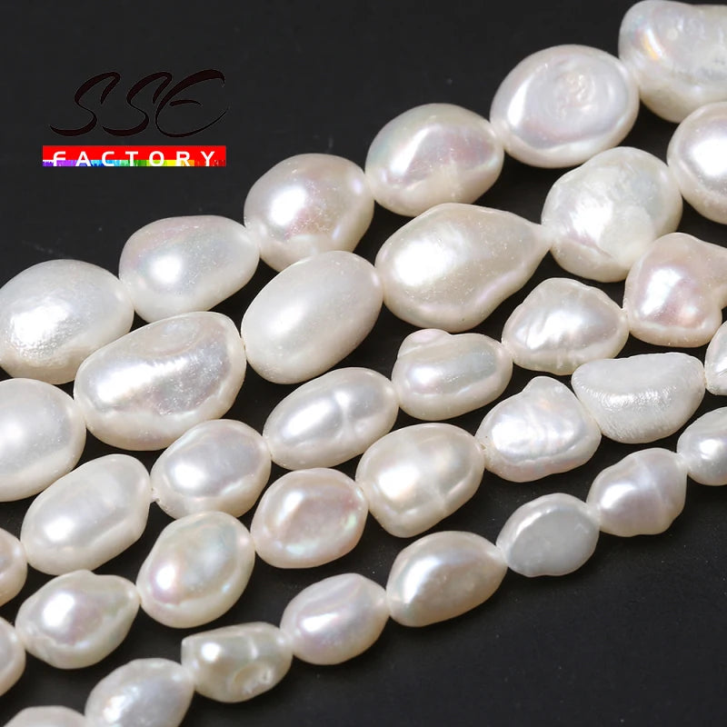 Natural Freshwater Pearls Vertical Perforated Beads 3mm - 13mm