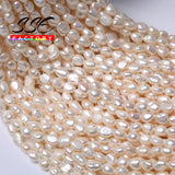 Natural Freshwater Pearls Vertical Perforated Beads 3mm - 13mm