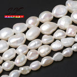 Natural Freshwater Pearls Vertical Perforated Beads 3mm - 13mm