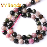 5A Tourmaline Stone Beads For Jewelry Making 4-10mm
