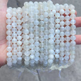 5A Natural Moonstone Beads Round Spacer Beads For Jewelry Making