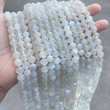 5A Natural Moonstone Beads Round Spacer Beads For Jewelry Making