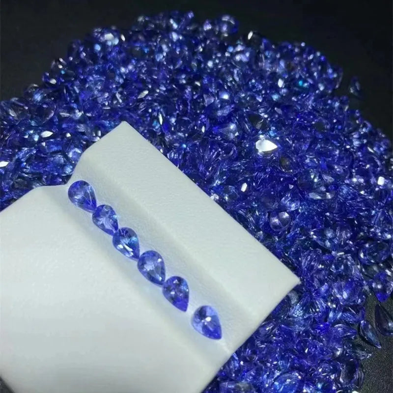 5A 4x5mm/4x6mm Natural Light Purple Tanzanite Stone for DIY Jewelry Making