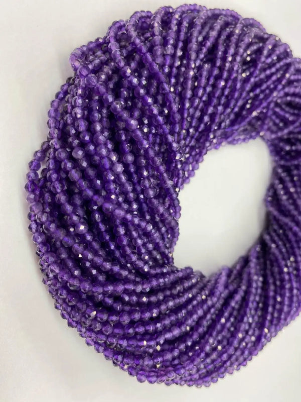 Natural Crystal Amethyst Sphere 2MM / 3MM / 4MM Length
