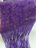 Natural Crystal Amethyst Sphere 2MM / 3MM / 4MM Length
