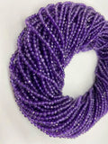 Natural Crystal Amethyst Sphere 2MM / 3MM / 4MM Length