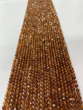 Natural Orange Garnet Sphere Beads 2MM/3MM/4MM