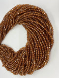 Natural Orange Garnet Sphere Beads 2MM/3MM/4MM