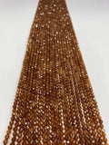 Natural Orange Garnet Sphere Beads 2MM/3MM/4MM