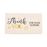 50pcs Thank You for Supporting My Small Business Cards, 90x50x0.3mm