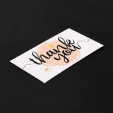 50pcs Thank You for Supporting My Small Business Cards, 90x50x0.3mm