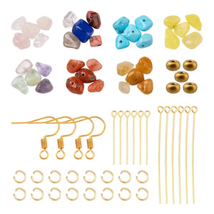 Mixed Glass Seed Beads Earring Making Kit