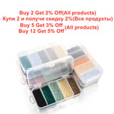 Czech Seed Beads Belt Box Charm Rondelle Spacer Beads